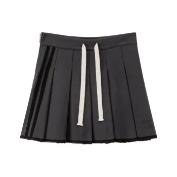 CHUU Casual Short Skirts Women's Dark Gray