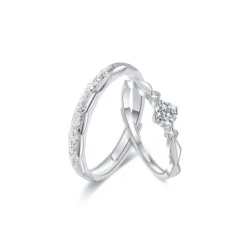 LUYUO Gift Box Set Rings Unisex