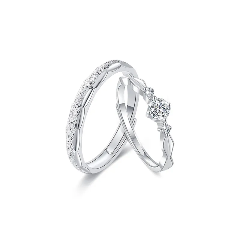 LUYUO Gift Box Set Rings Unisex-0
