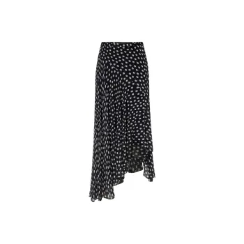 MOCO Casual Long Skirts Women's Black White
