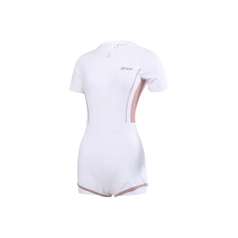 XTEP One Piece Swimsuit Women's White-0