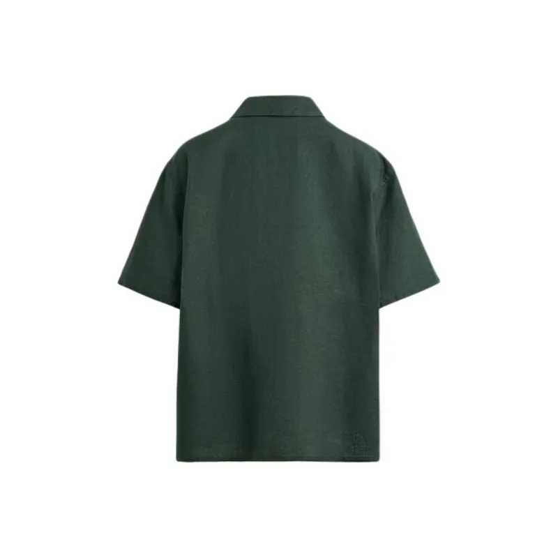 ZARA Shirts Men Dark Green-1