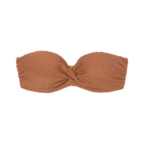 Victoria's Secret PINK Mix & Match Twist Push-Up Bandeau Top / G Bikini Women's Caramel
