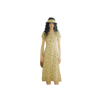 ANNECHEN Short Sleeved Dress Women's