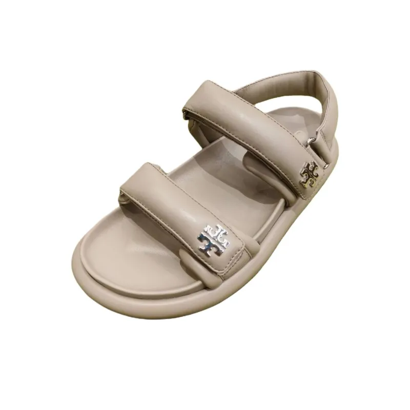 TORY BURCH Kira Sport One Strap Sandals Women's Brown-0