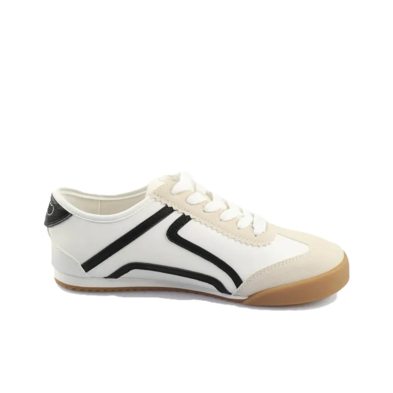 Buffalo Low Top Skateboard Shoes Unisex White-1