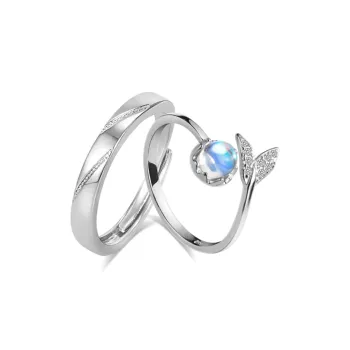 CANHUI Colored Glaze Rings Unisex