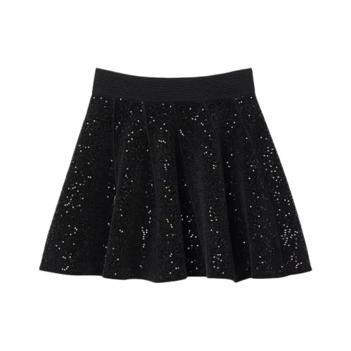 Sandro Sequinned Mini Skirt