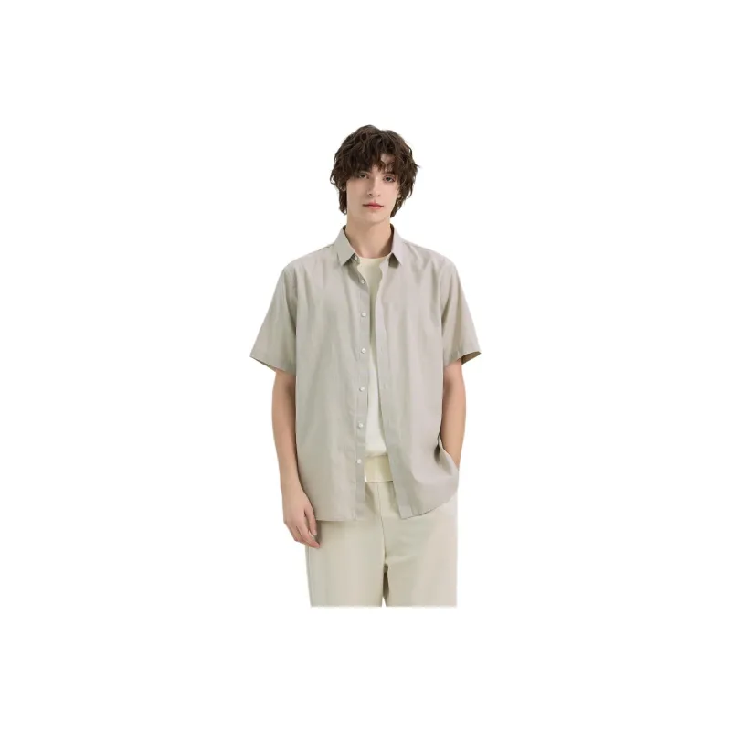 WILD LEADER Shirts Men Khaki[CW51585A31K]-0