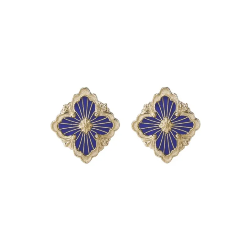 BUCCELLATI Gold, Enamel, Sheer Earrings Unisex Gold-0
