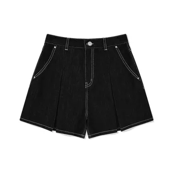 Kirsh SS24 Denim Shorts Women's Black