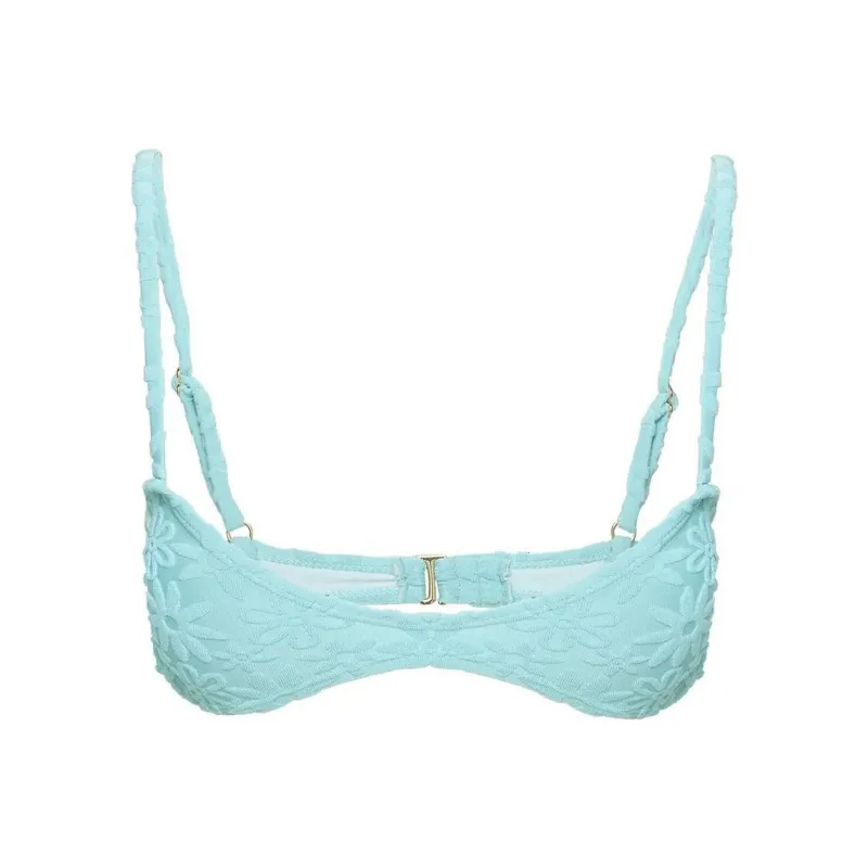 PRINCESS POLLY KEYTON BIKINI TOP Bikini Women's Blue Floral-0