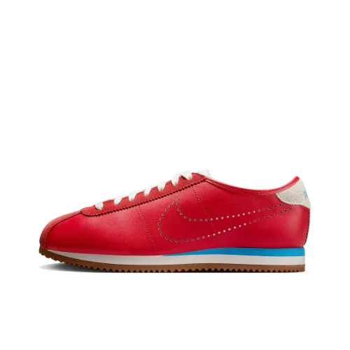 Nike Cortez Anti Slip Wear Resistant Low Top Running Shoes Women's Red