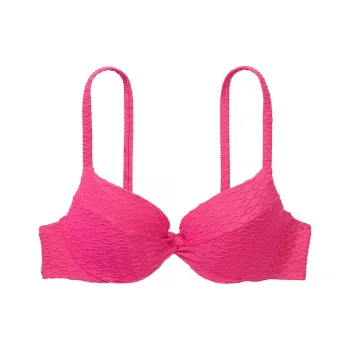 Victoria's Secret PINK Mix & Match Twist Push-Up Bikini Top/Forever Pink Bikini Women's Rose Red