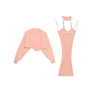 HAPG Two Piece Skirt Sets Women's