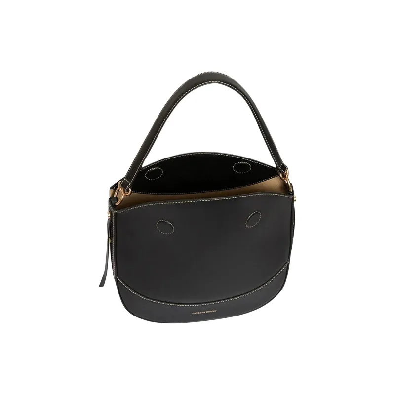 Vanessa Bruno Cow Leather Handbag, Shoulder Bag Women's Black-2