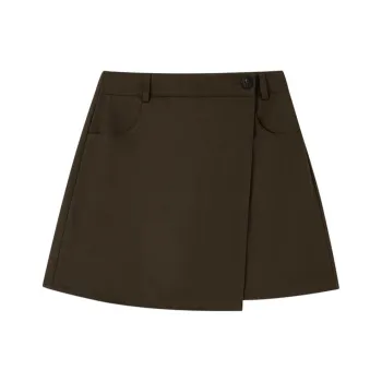 SPAO Casual Short Skirts Women's Brown