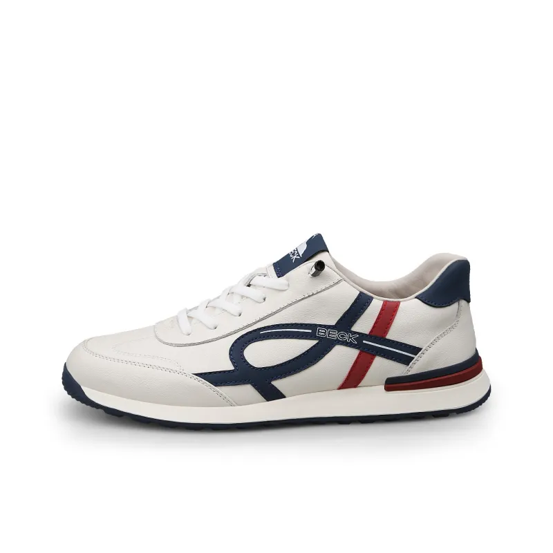 BECK Shock Absorbers With Slip Resistant And Abrasion Resistant Properties Low Top Casual Shoes Men's-0