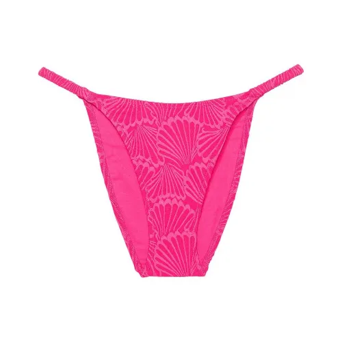 Victoria's Secret PINK SCRUNCHIE STRING BIKINI BOTTOM Swimming Shorts Women's Pink