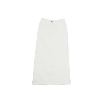 A21 Casual Long Skirts Women's Ecru