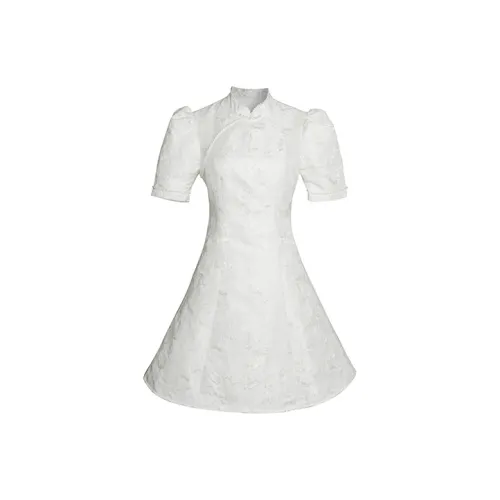 JINYE ORIENTAL Cheongsams Women's White