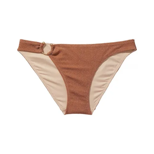 Victoria's Secret Shimmer Classic Bikini Bottom / Toasted Sugar Swimming Shorts Women's Toffee