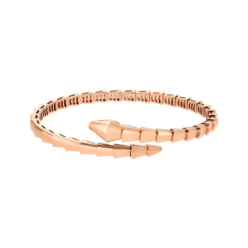 BVLGARI 18K Rose Gold Bangles Women's Rose Gold-1