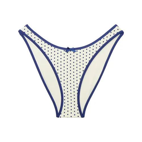 Victoria's Secret PINK BY FRANKIES BIKINIS GOLDEN HOUR BIKINI BOTTOM / SD Swimming Shorts Women's Blue White