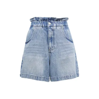 ONLY Denim Shorts Women's J32 210 Washed Denim Blue