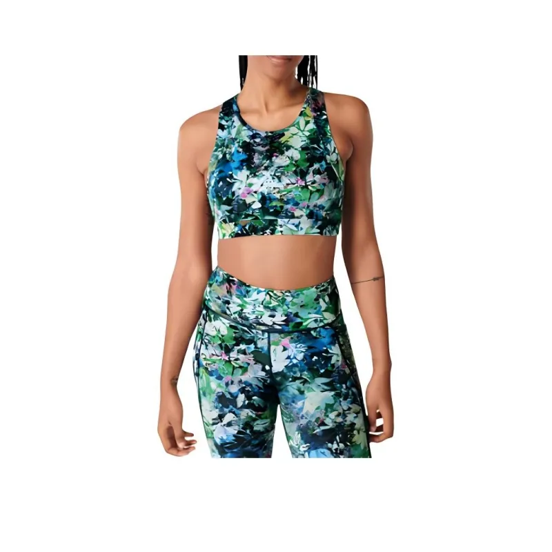 Sweaty Betty Sports Underwear Women's Green Textured Print-0