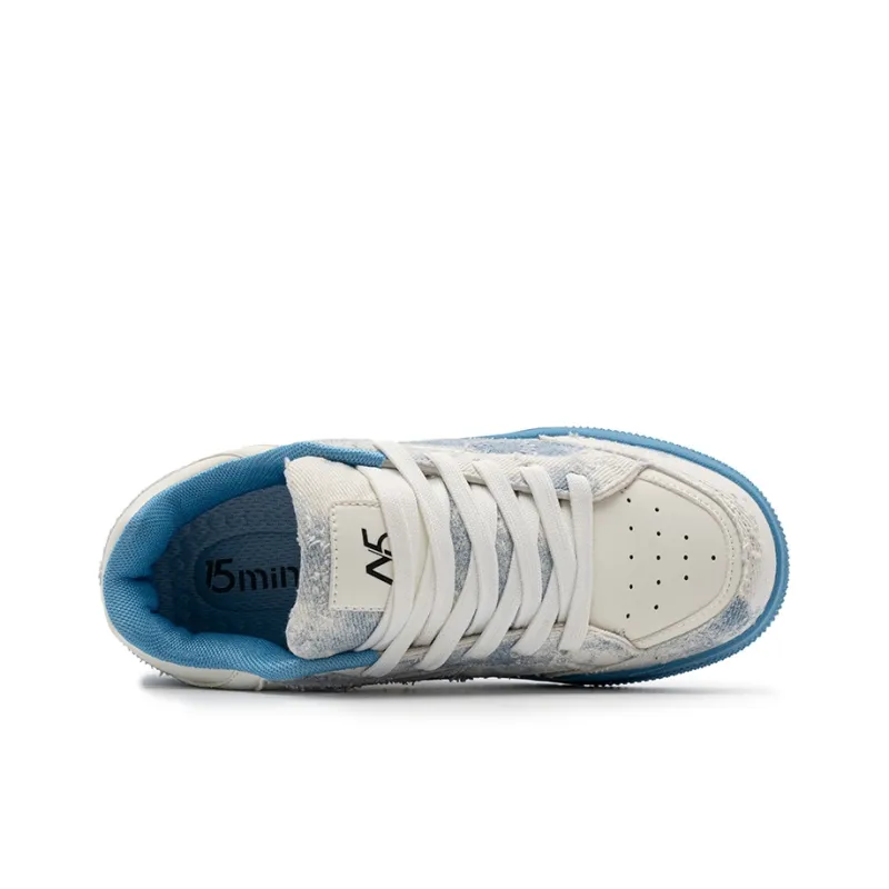 15 MINS Slip Resistant Cushioning Low Top Skateboard Shoes Unisex-12