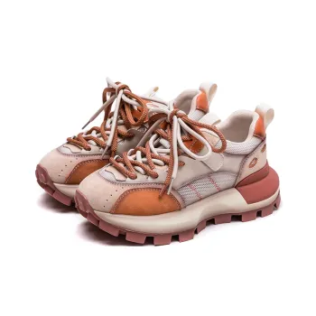Chibang Height Increasing Breathable Low Top Chunky Sneakers Women's
