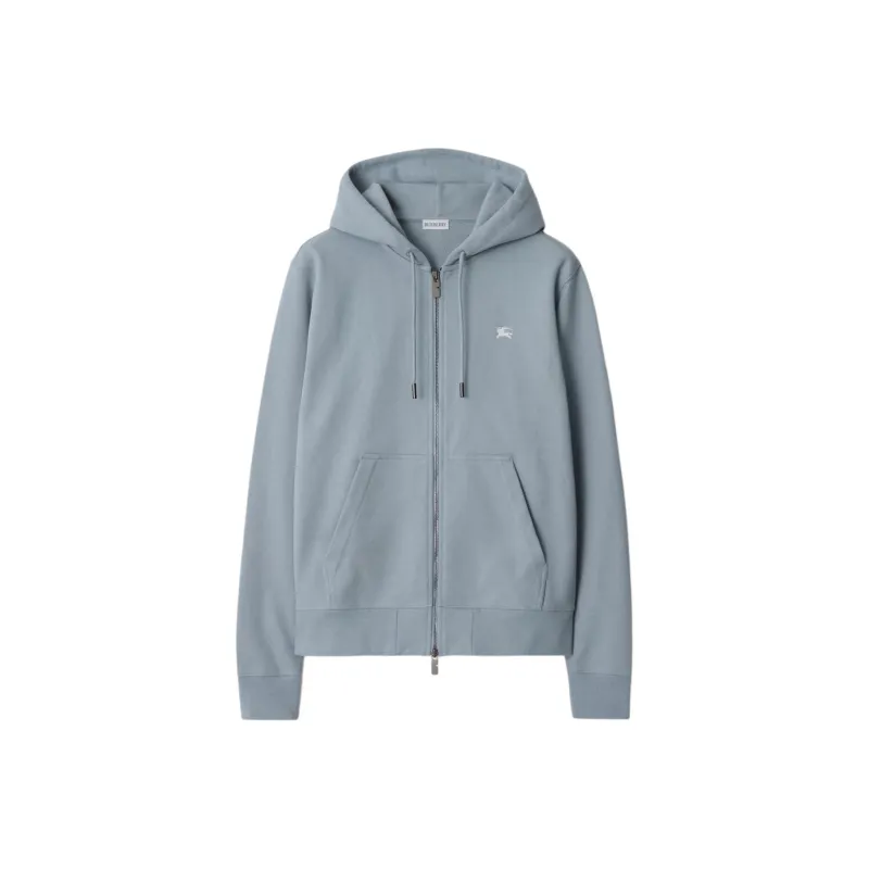 Burberry Knight Stamp Cotton Zip up Hoodie-0