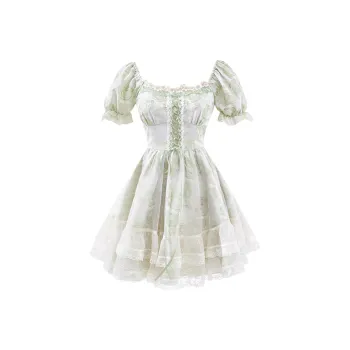 Peaches Peaches Short Sleeved Dress Women's