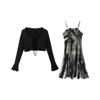 Incolore Two Piece Skirt Sets Women's Cardigan+Dress