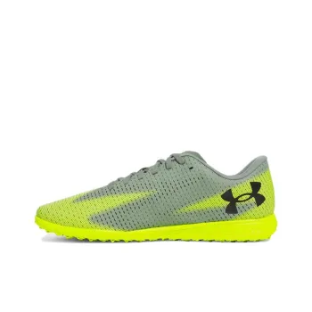 Under Armour Anti Slip Wear Resistant Soccer Shoes Men's Green Gray