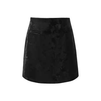 3COLOUR Casual Short Skirts Women's Classic Black