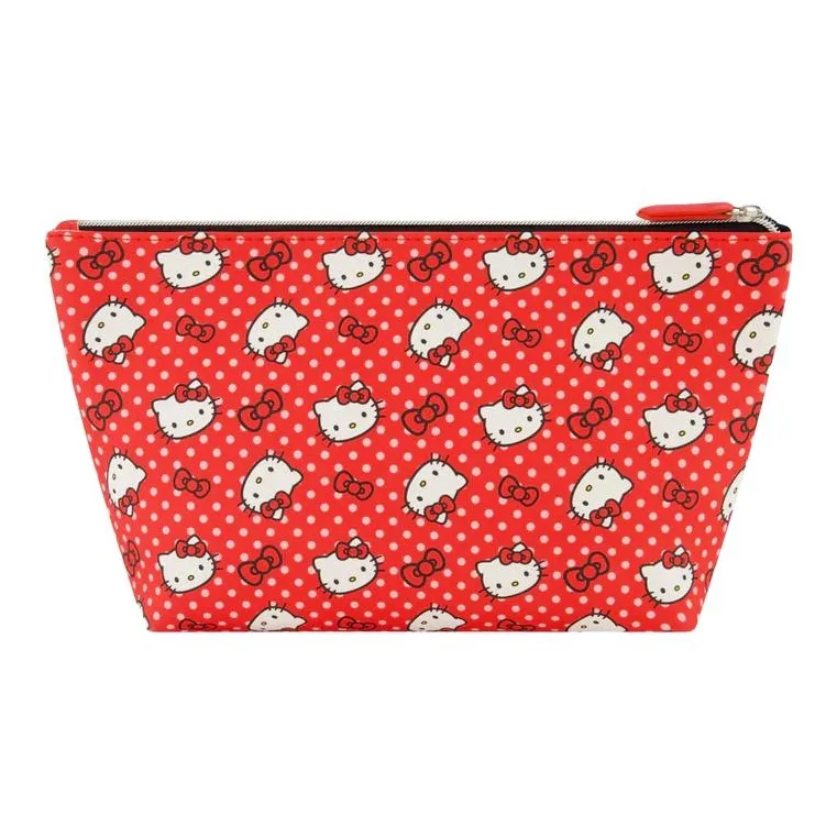 Sanrio Polyester Makeup Bag Women's Red-3