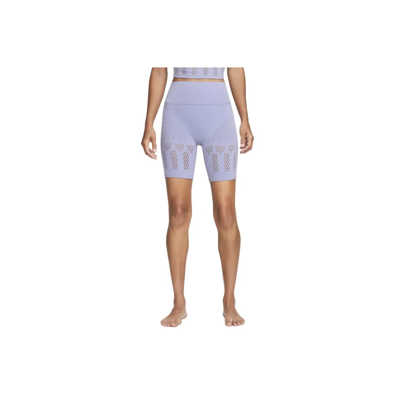 Nike Yoga Dri-FIT ADV Luxe Sports Shorts Women's Indigo Mist-0