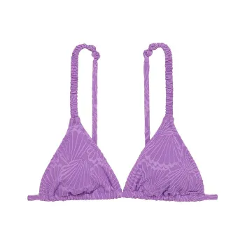 Victoria's Secret PINK SCRUNCHIE TRIANGLE BIKINI TOP / Glazed Violet Bikini Women's Violet