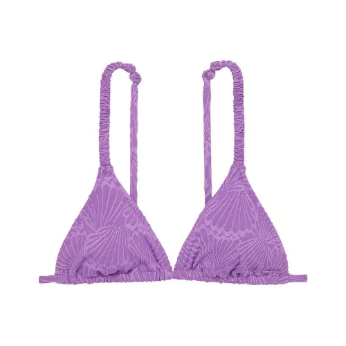 Victoria's Secret PINK SCRUNCHIE TRIANGLE BIKINI TOP / Glazed Violet Bikini Women's Violet