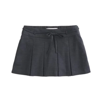 Hollister Casual Short Skirts Women's Dark Gray