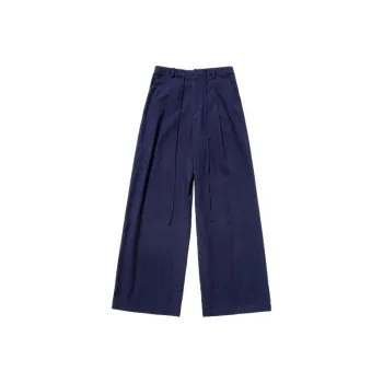 UNRETRO Casual Pants Women's Navy Blue