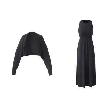 GOELIA Two Piece Skirt Sets Women's Gray