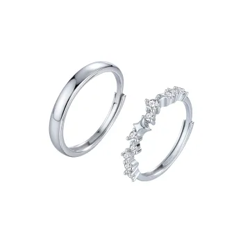 Right Hand Waiting S925 Silver Rings Unisex
