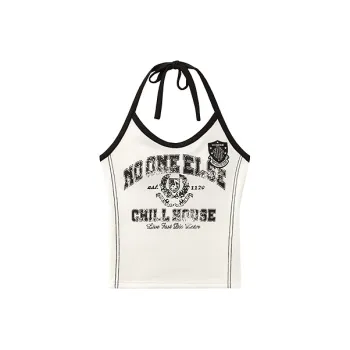 NO ONE ELSE Tank Tops Women's White