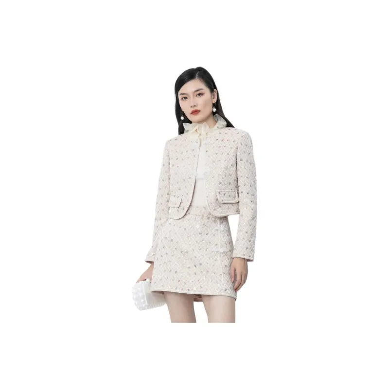 Emu Two Piece Skirt Sets Women's Apricot-0