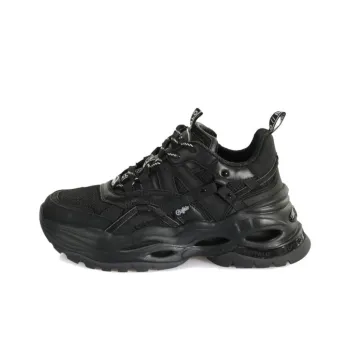 Buffalo TRIPLET HOLLOW Anti Slip Wear Resistant Low Top Casual Shoes Women's Black