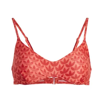 Adidas Originals Monogram Swim Top Two-Piece Swimsuits Women's Red