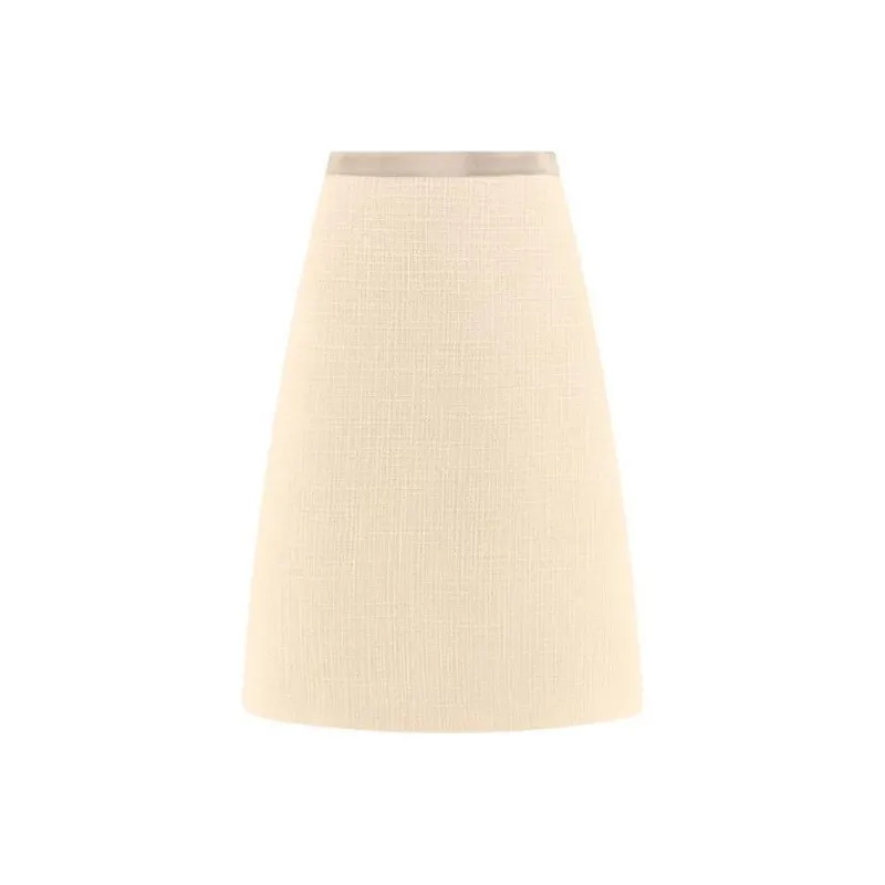 Valentino Tweed Flared Skirt-0